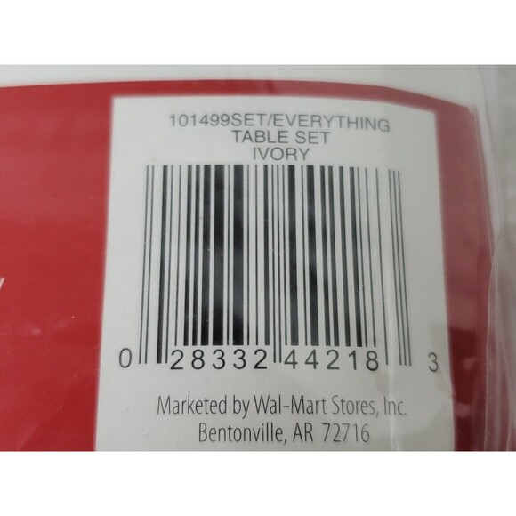 Town & Country Everything Table Set Ivory Floral 60"x102" Oblong 8 Napkins - Picture 8 of 8